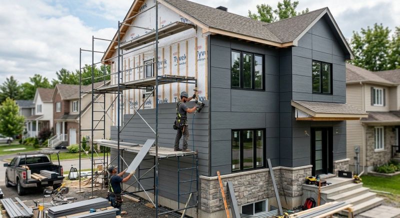 Facade Cladding Installation in Fairfield County, CT