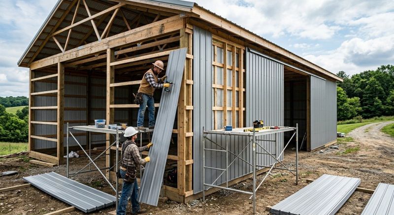 Metal Barn Siding Installation in Norwalk, CT