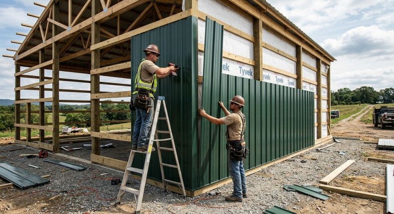 Pole Barn Siding Installation in Norwalk, CT