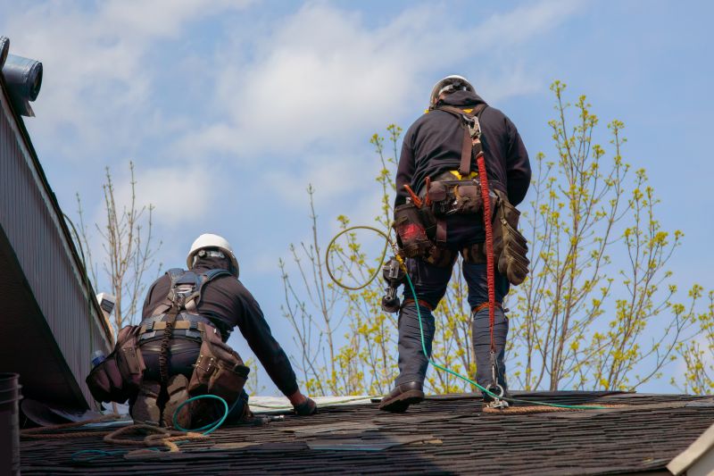Local Roof Hail Damage Repair pros at work
