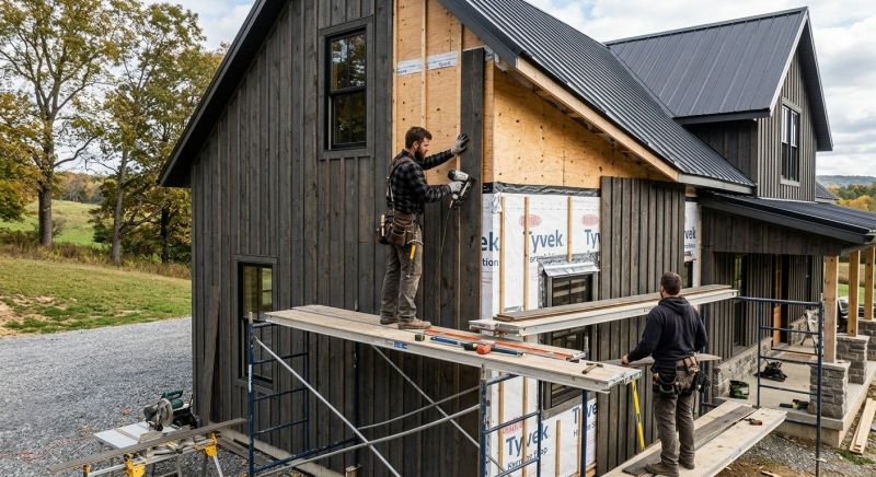 Barn Wood Siding Installation in Boston, MA