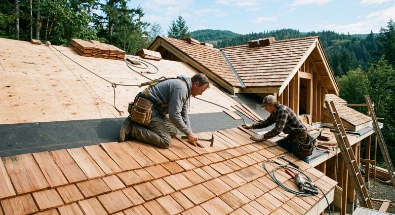 Cedar Roof Installation in Alexandria, VA