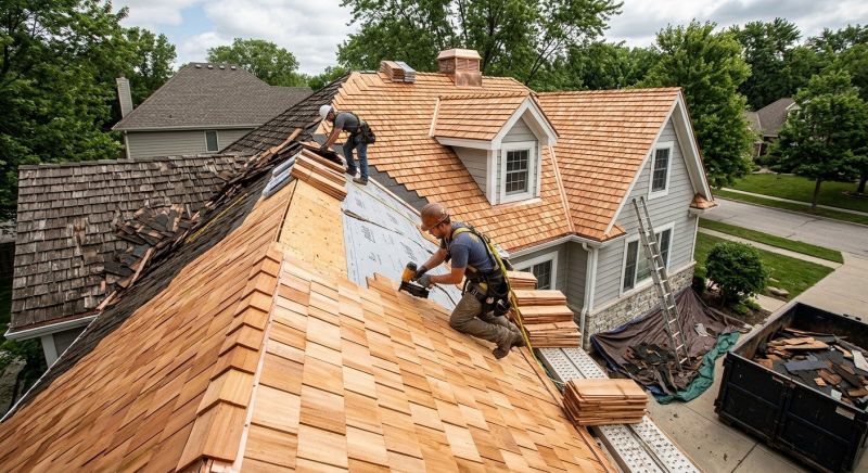 Cedar Roof Replacement in Fredericksburg, VA
