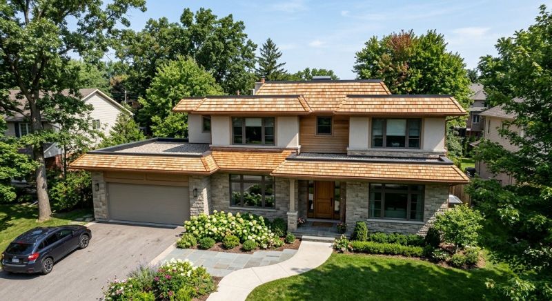 Cedar Shake Roof Construction in Fredericksburg, VA
