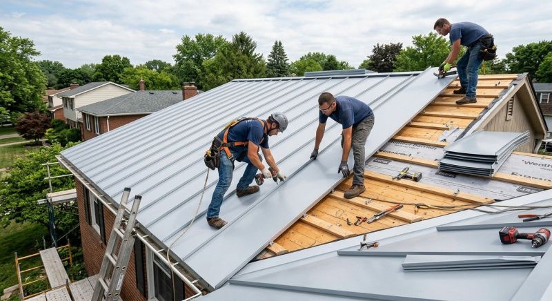 Copper Roof Installation in Fredericksburg, VA