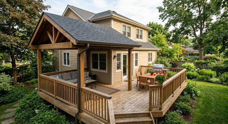 Deck Roof Construction in Warwick, RI