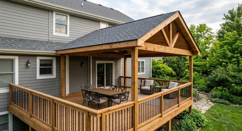 Deck Roof Construction in Worcester, MA