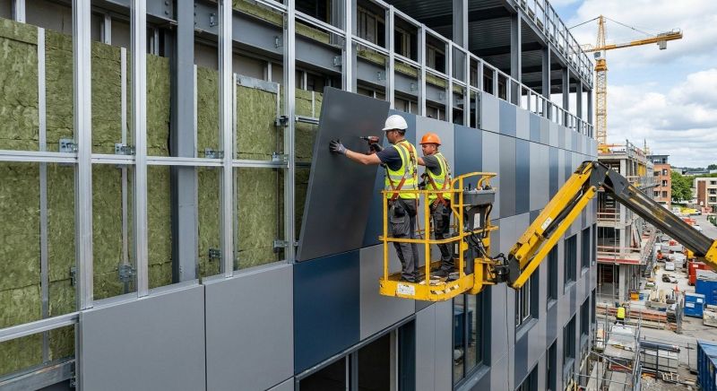 Facade Cladding Installation in Norwalk, CT