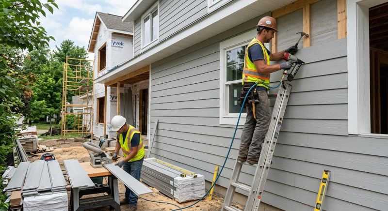 Fiberboard Siding Installation in Boston, MA