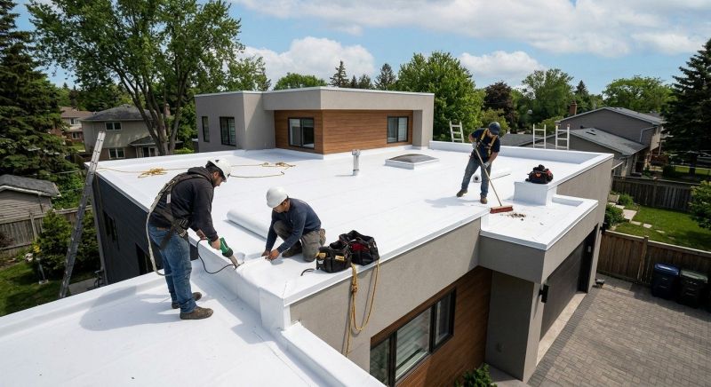 Flat Roof Construction in Alexandria, VA