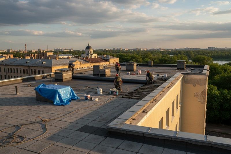 Flat Roof Replacement in Alexandria, VA