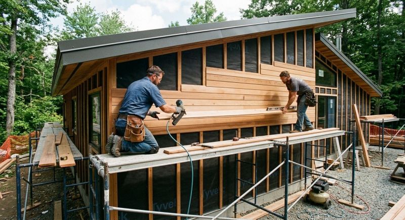 Hardwood Cladding Installation in Norwalk, CT