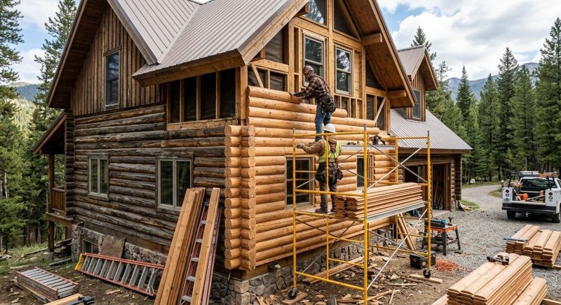 Log Siding Replacement in Boston, MA