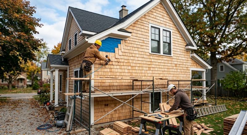 Shingle Siding Installation in Boston, MA