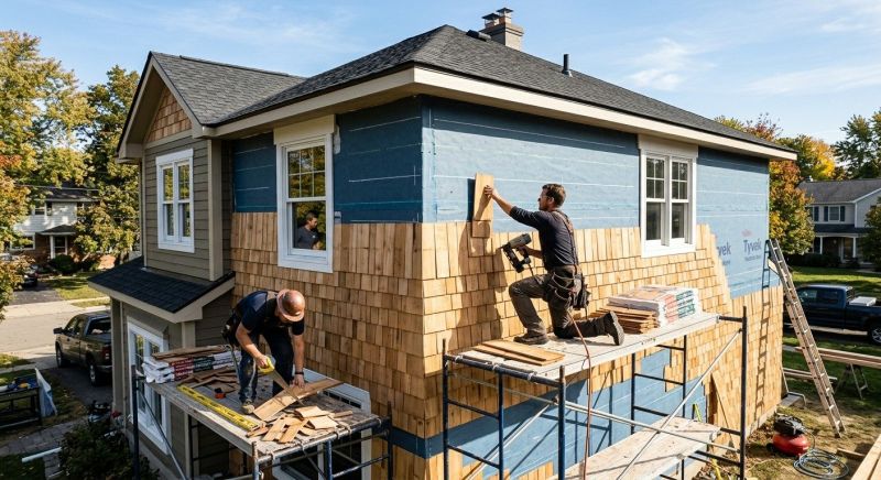 Shingle Siding Installation in Boston, MA
