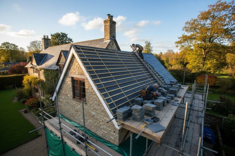 Slate Roof Replacement in Fredericksburg, VA