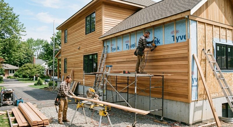Wood Barn Siding Installation in Norwalk, CT