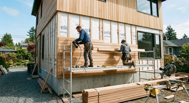 Wood Cladding Installation in Fairfield County, CT