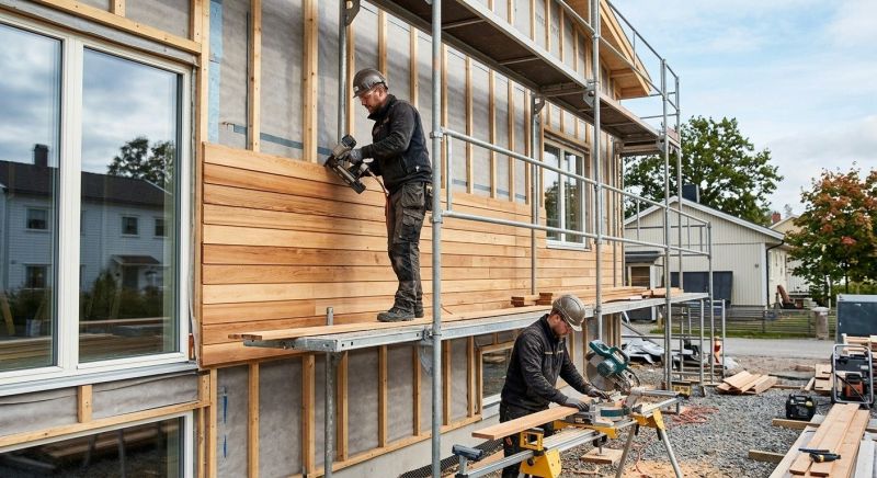 Wood Cladding Installation in Boston, MA