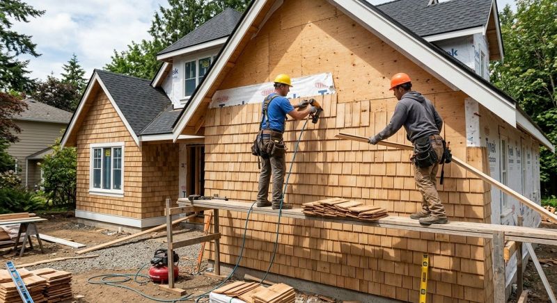 Wood Shake Siding Installation in Fairfield County, CT