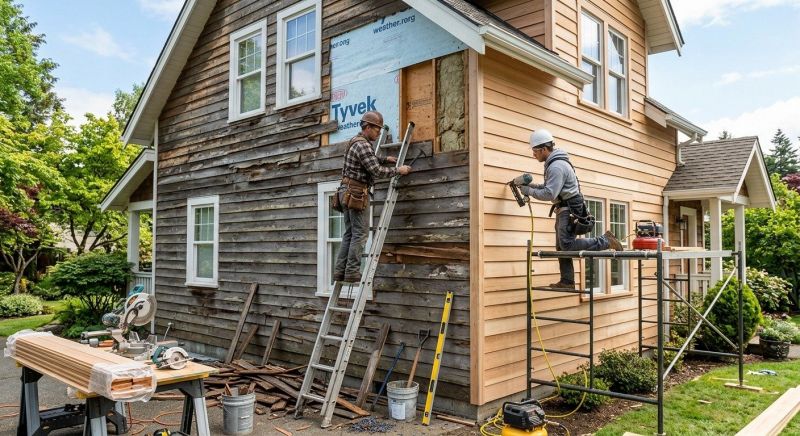 Wood Siding Replacement in Boston, MA
