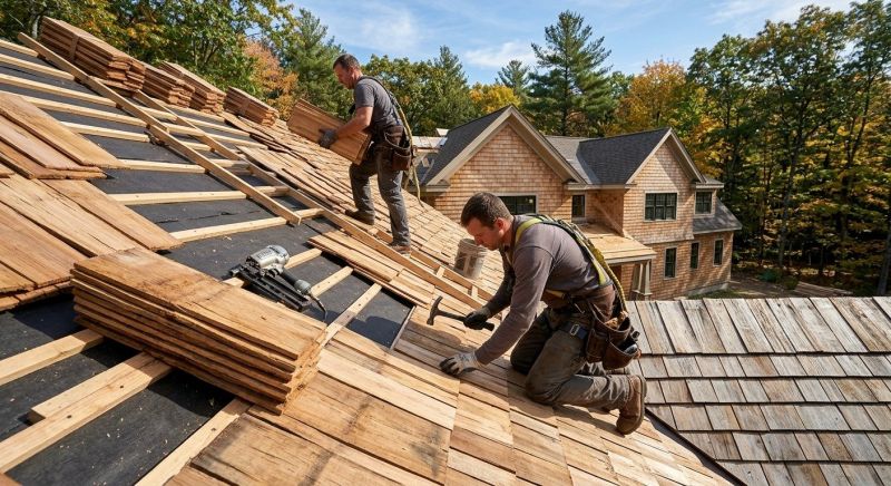 Wooden Roof Installation in Alexandria, VA